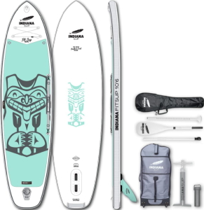 INDIANA 106 Fit Pack Premium with 3-Piece Carbon Paddle (white)