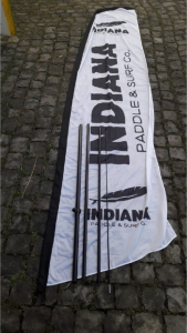 INDIANA Beach Flag complete
