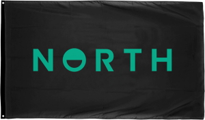 NORTH North Wordmark Flag Small set of 3 2024