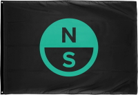 NORTH North Logo Flag Large set of 3 2024