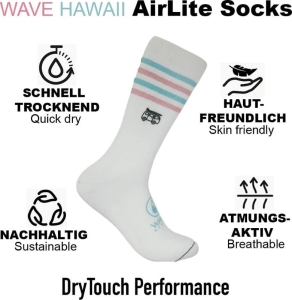 WAVE HAWAII AirLite DryTouch Socks D6