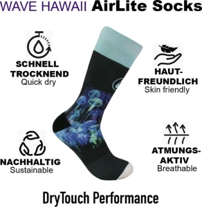 WAVE HAWAII AirLite DryTouch Socks D10