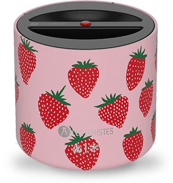 LES ARTISTES Lunch Box - Ice Bucket Strawberry mat 700ml/24fl.oz