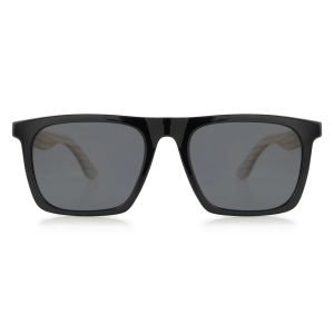 WAVE HAWAII Sunglasses Tobo, Glossy black PC + Zebra Wood