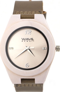 WAVE HAWAII Armbanduhr/ Watch Men, white maple