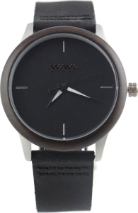 WAVE HAWAII Armbanduhr/ Watch Women, ebony + steel