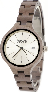 WAVE HAWAII Armbanduhr/ Watch Women, grey maple