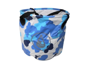 WAVE HAWAII Waterproof Foldable Bucket, camou blue