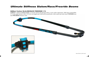 S2Maui Carbon Boom Slalom/Race/Freeride 27.5mm 2022