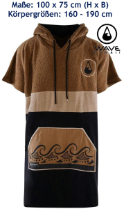 WAVE HAWAII Cotton/ Recy-PES Poncho Cumbuco