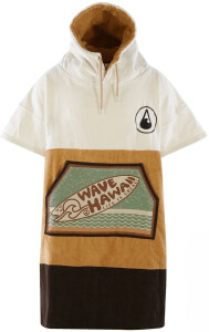 WAVE HAWAII Cotton Velours Poncho Campeche